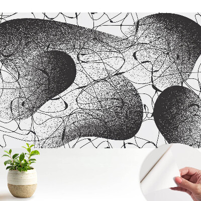 Linii negre pe fundal alb