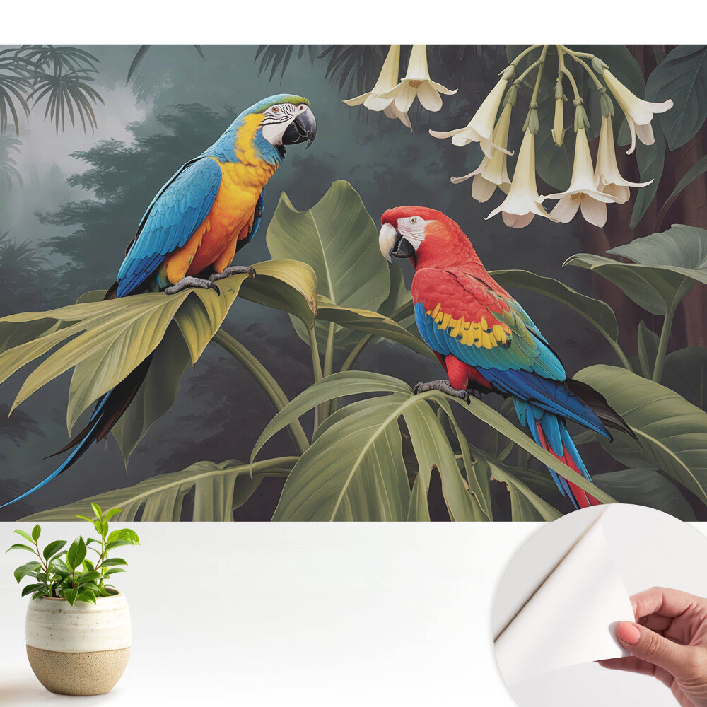 Papagali tropicali, culori exotice