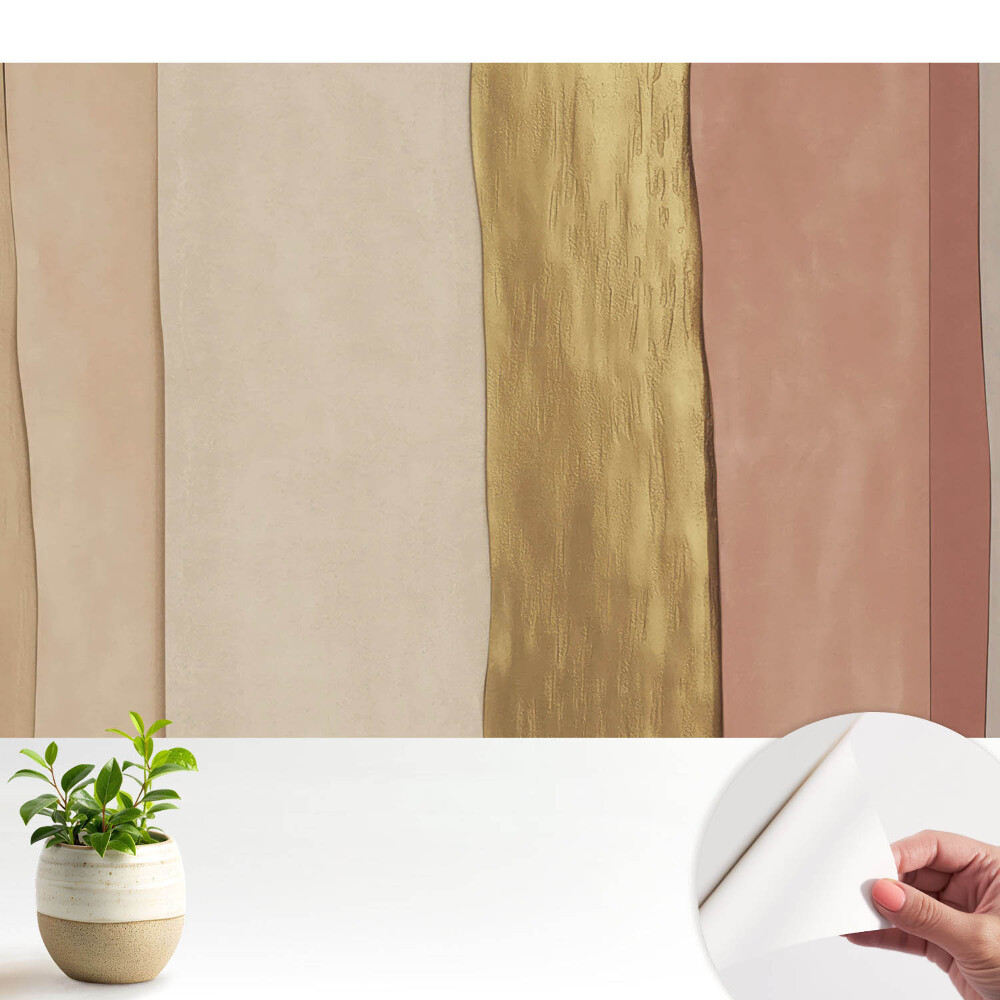 Dungi verticale în nuanțe de bej și maro