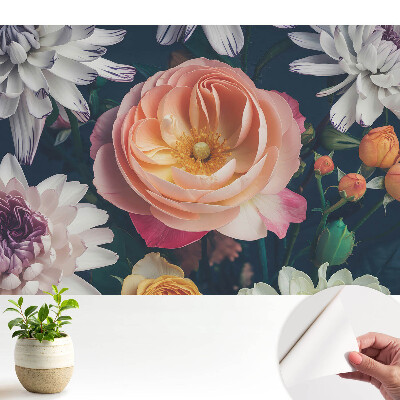 Flori într-un stil clasic cu o compoziție discretă