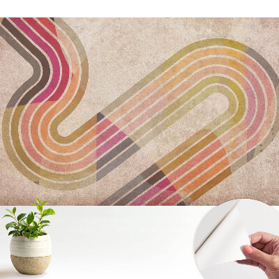 Linii colorate cu formă abstractă