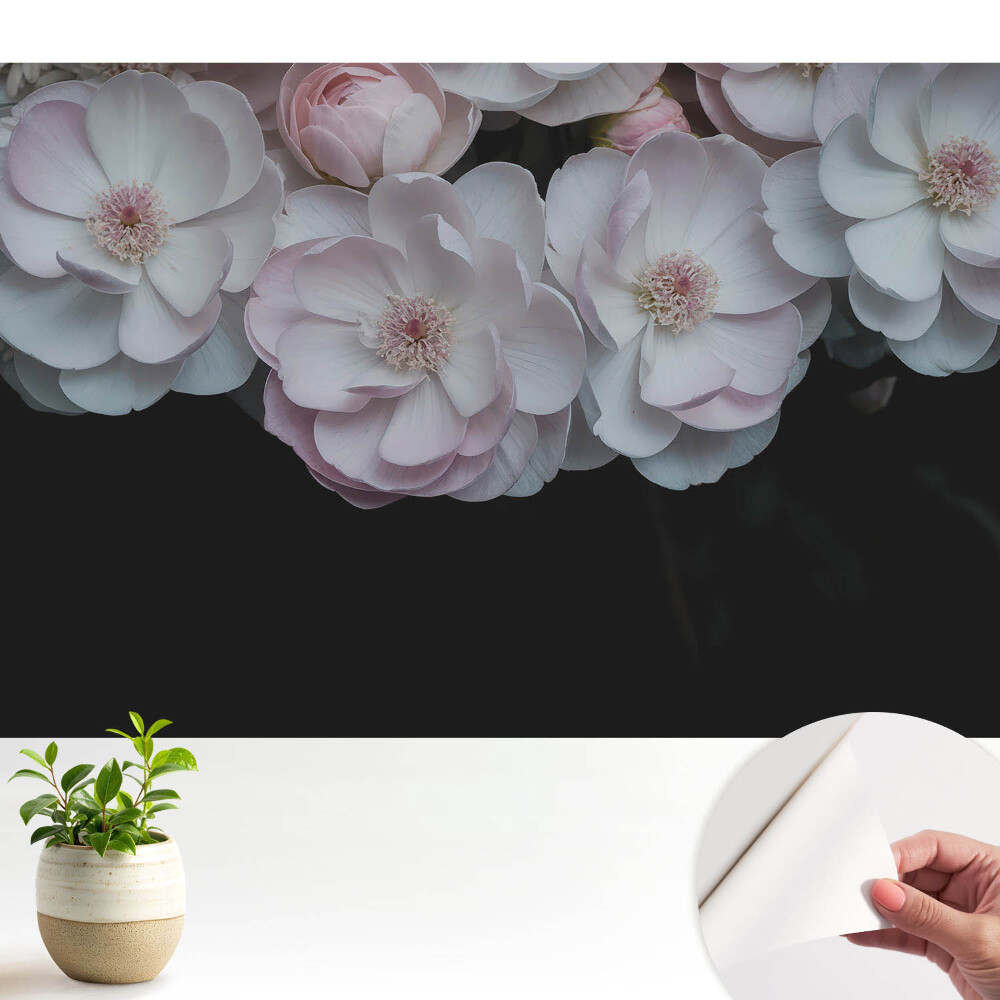 Flori romantice în culori subtile