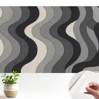 Model ondulat modern în nuanțe de gri