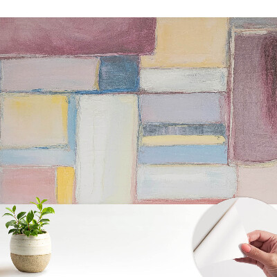 Dreptunghiuri colorate într-un design care reflectă armonia modernității