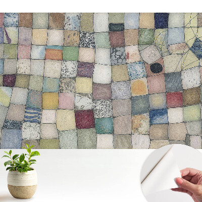 Pătrate abstracte colorate