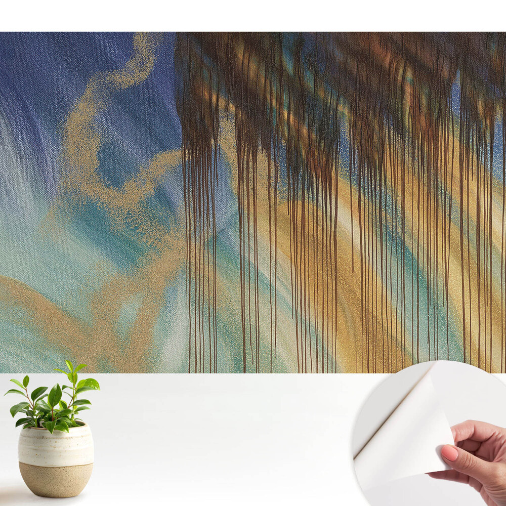 Model abstract cu linii colorate