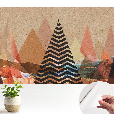 Triunghiuri abstracte care echilibrează armonia