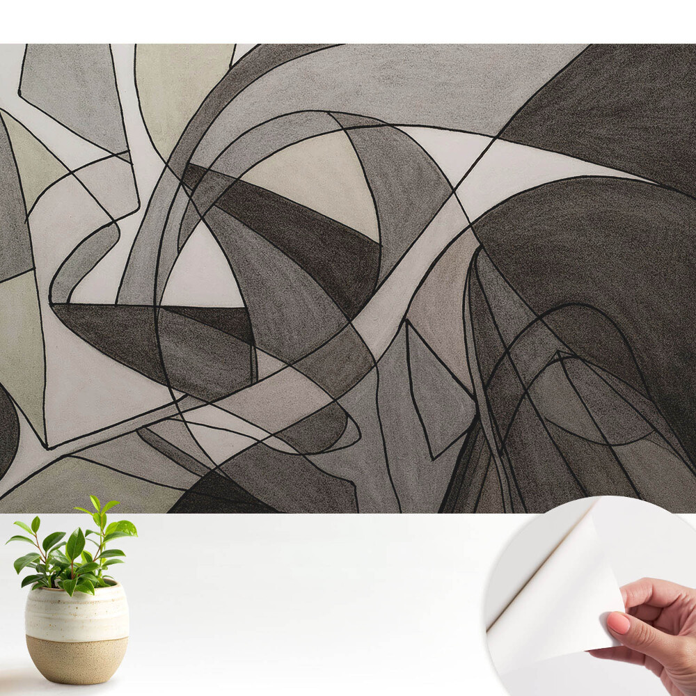 Haos abstract de forme și linii