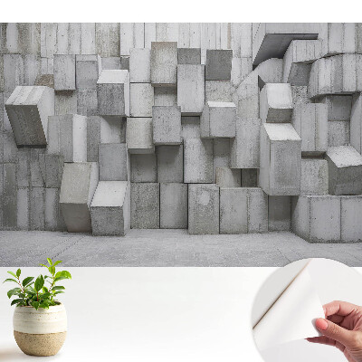 Cuboide industriale din beton.