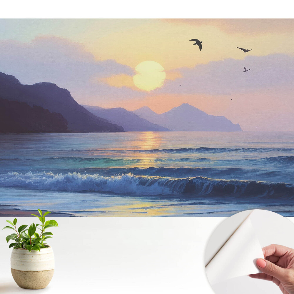 Apus de soare peste mare în stil clasic