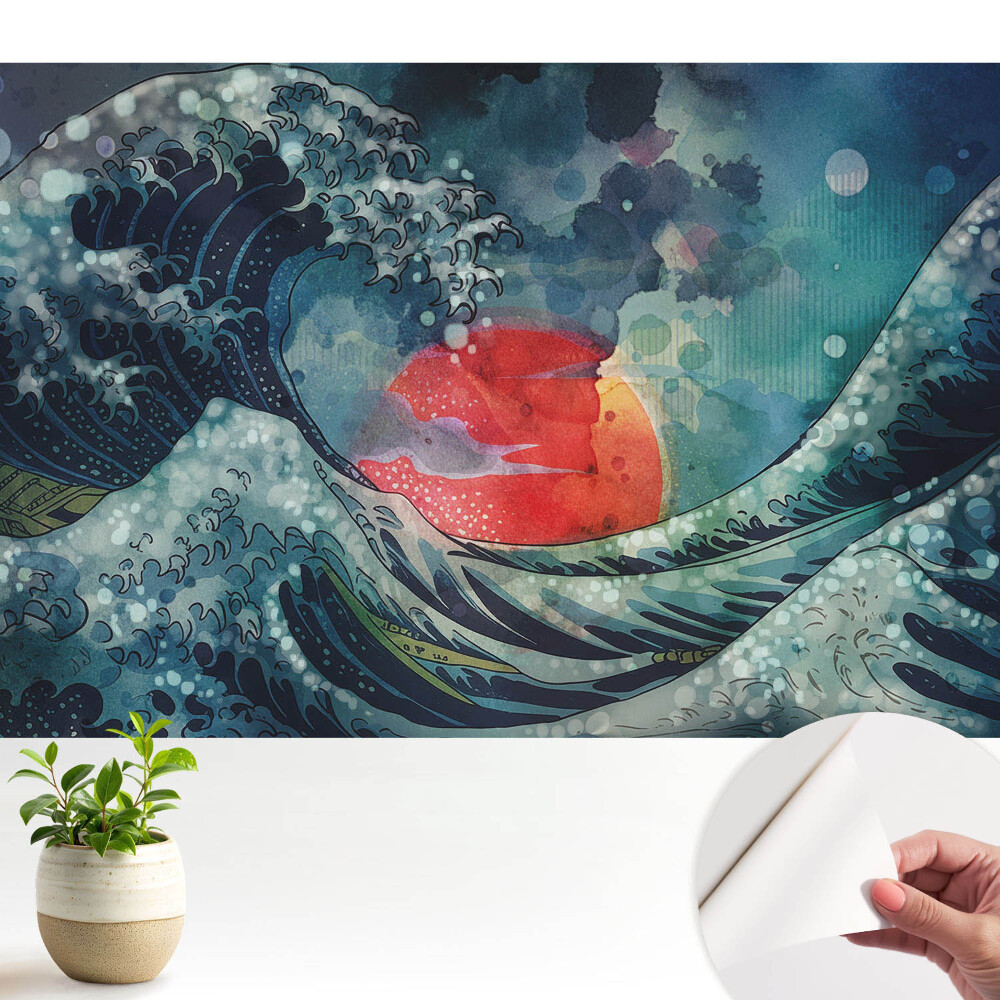 Val de furtună, pitorescul elementelor