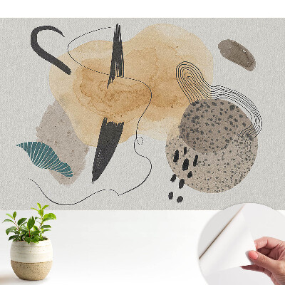 Forme abstracte moderne, în culori vibrante