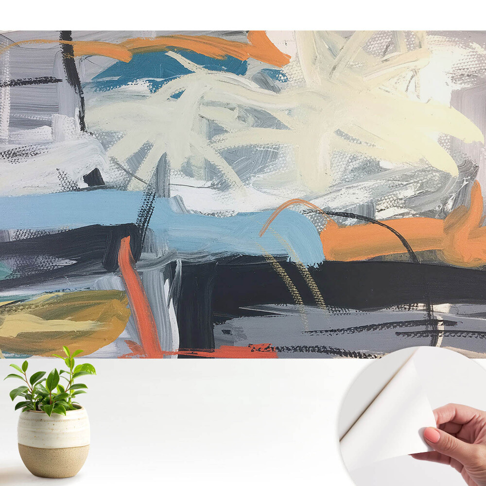 Compoziție abstractă, dinamică a culorilor