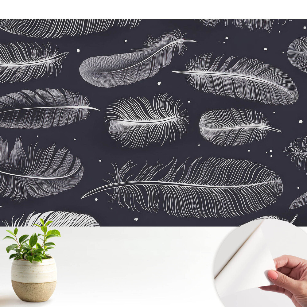 Pene pe un fundal întunecat