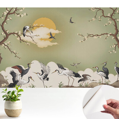 Macarale și copaci înfloriți