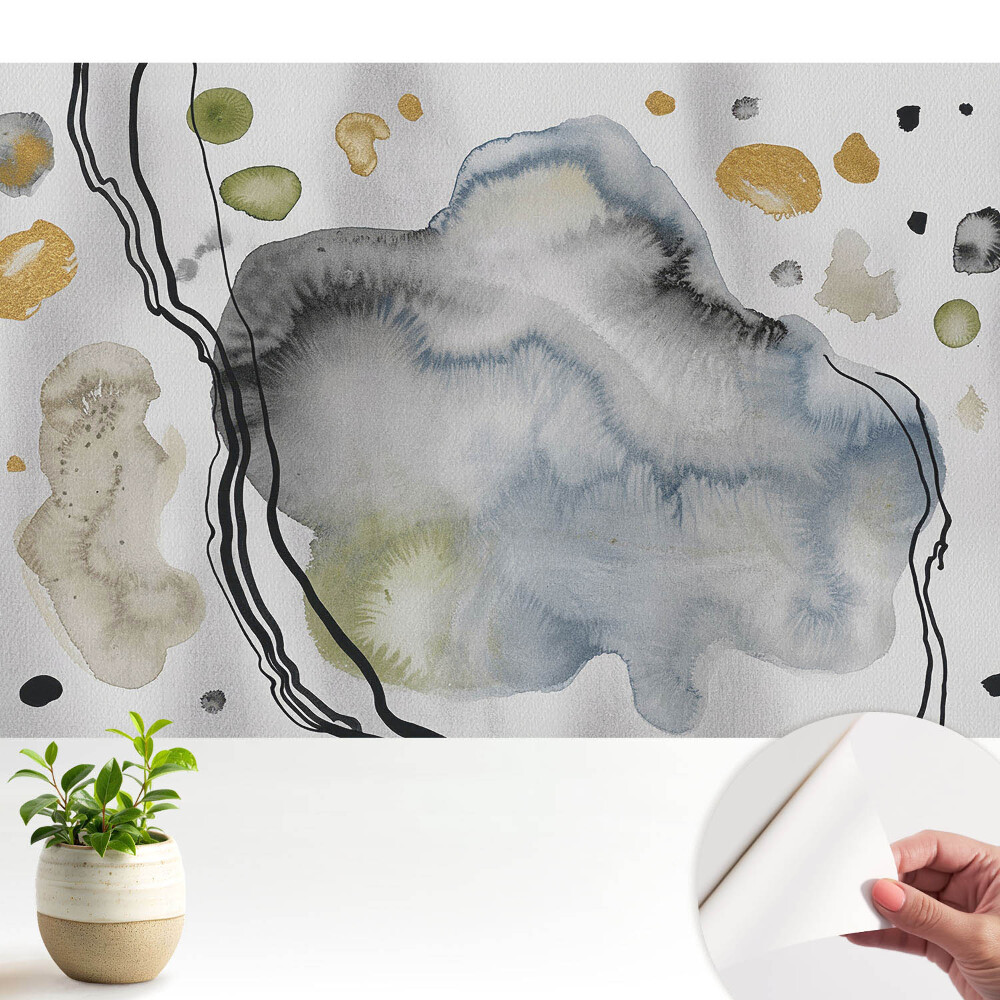 Modele calme de acuarelă abstractă