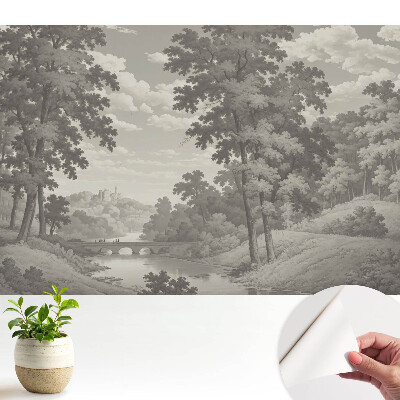 Peisaj clasic cu un pod