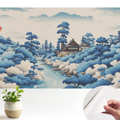 Peisaj montan cu o casă