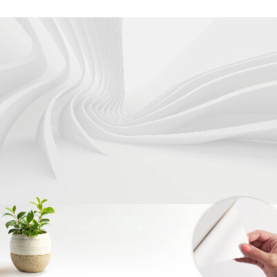 Linii ondulate albe, eleganță modernă