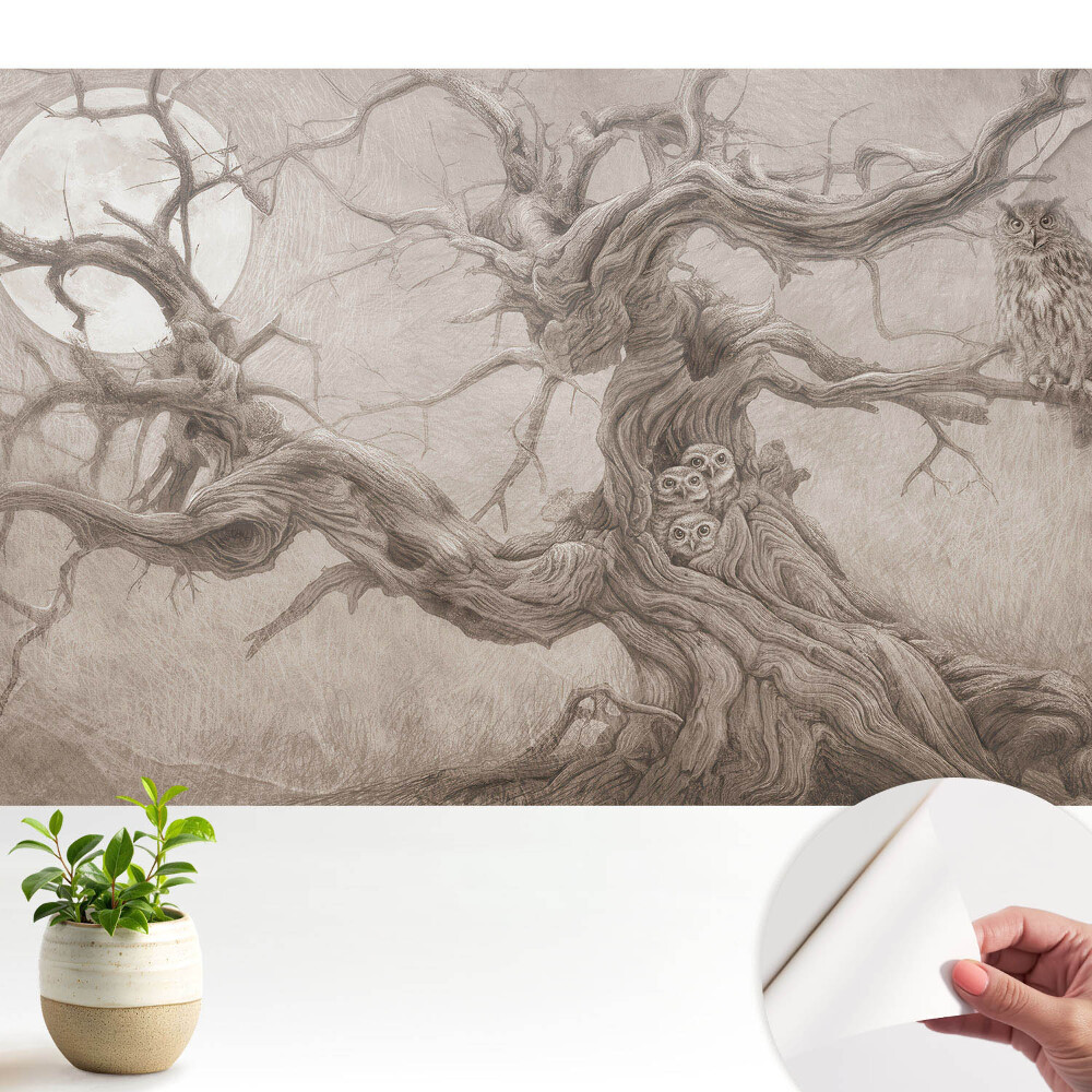 Stejarul Lunii cu Bufnițe