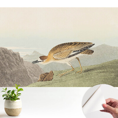 O pasăre pe versantul muntelui