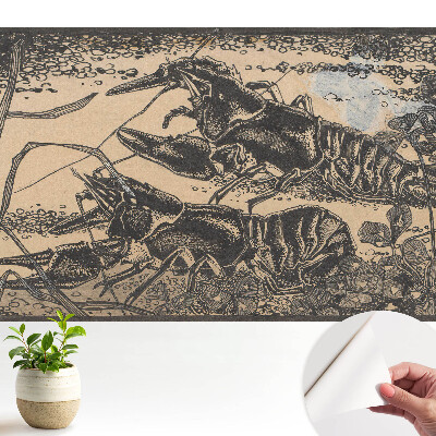 Raci și plante acvatice într-un stil clasic