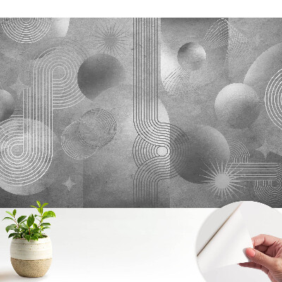 Modele geometrice în nuanțe de gri