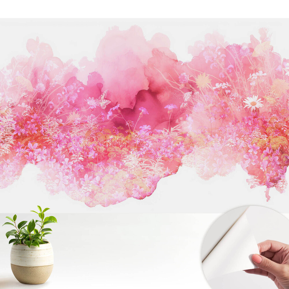 Abstracție florală roz