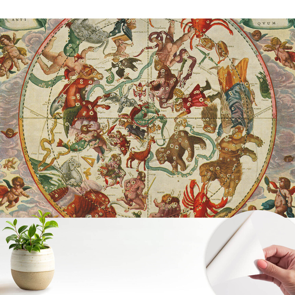 Cosmogramă clasică cu figuri mitologice