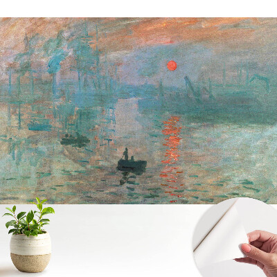 Port impresionist la apus