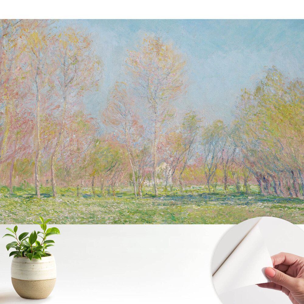 Peisaj impresionist al unui parc de primăvară