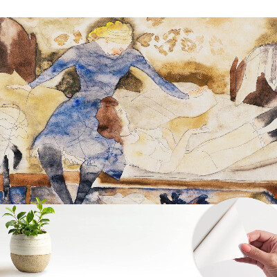 O scenă romantică în culori pastelate