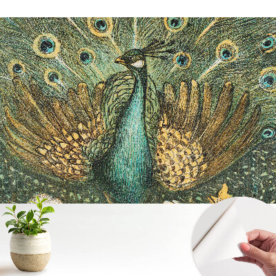 Clasic cu motiv păun, eleganță inspirată de natură