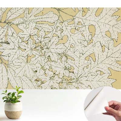 Desen botanic al frunzelor de copac