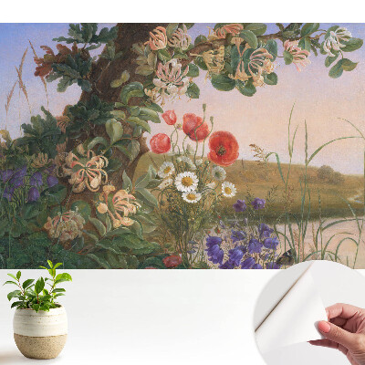 Peisaj floral colorat, atmosferă idilică