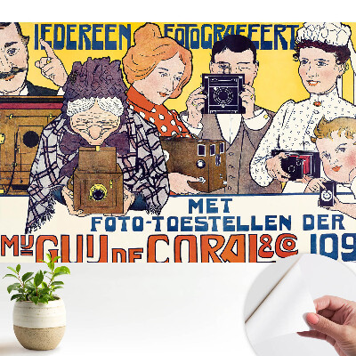 Reclamă cu cameră retro