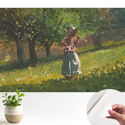 Plimbarea unei doamne în parc