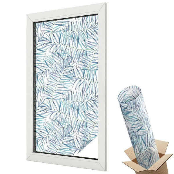 Autocolant geam termopan Model botanic