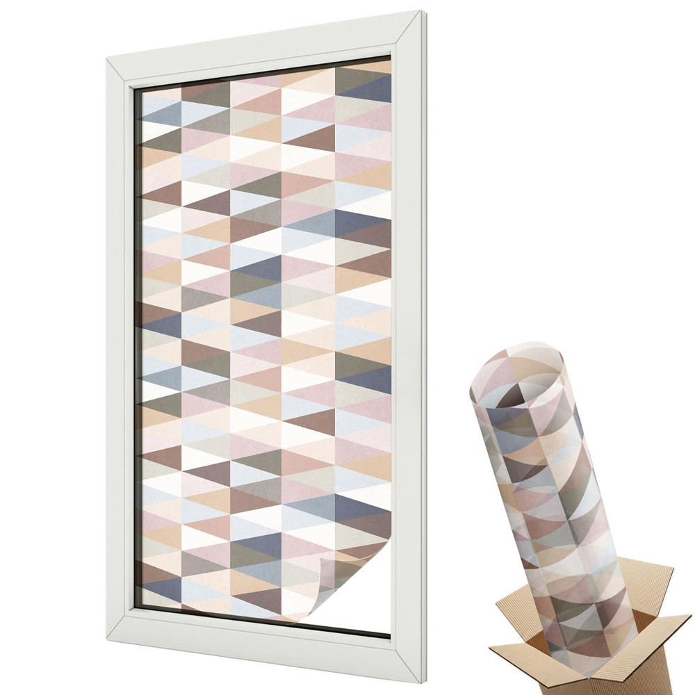 Folie pentru geamuri Simetrie pastelată