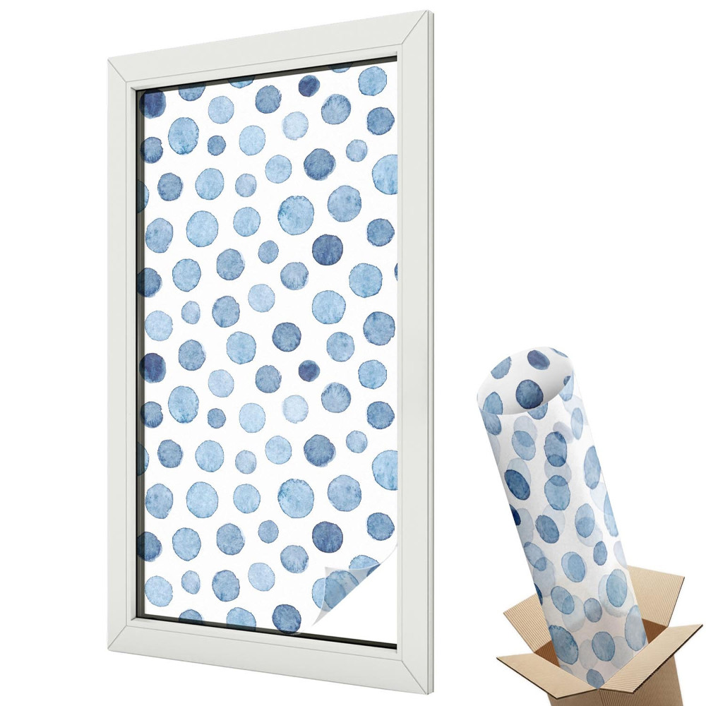 Folie geam protecție solară Puncte de acuarelă