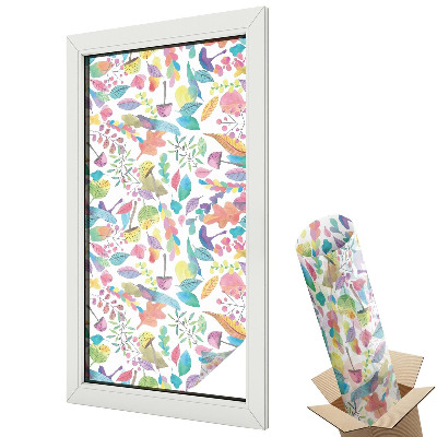 Folie geamuri protecție solară Compoziție colorată