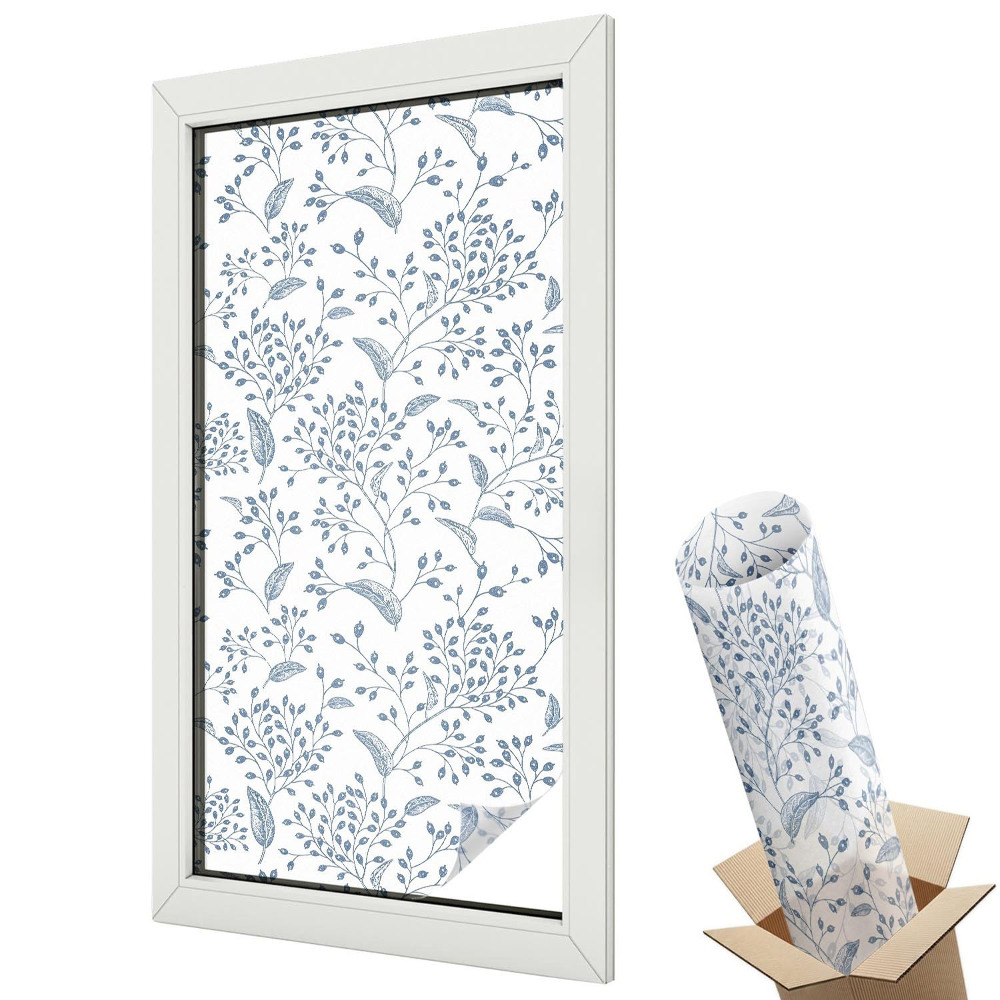 Autocolant geam termopan Motiv vegetal