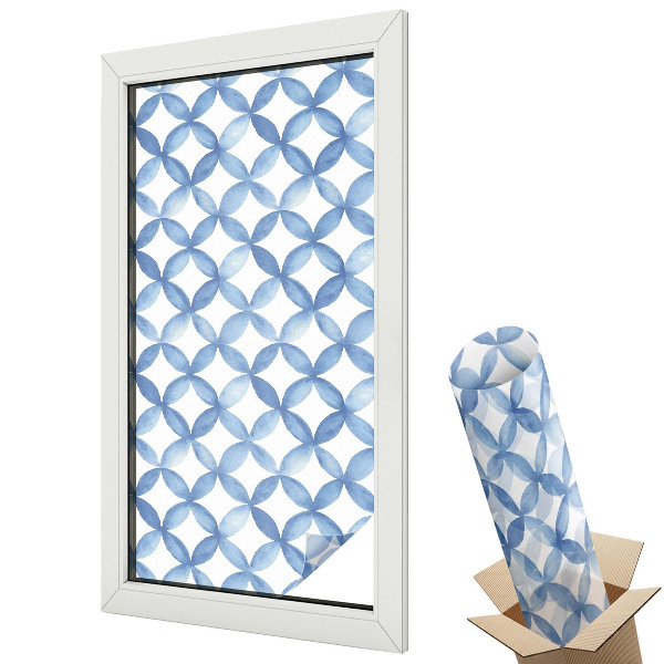 Folie pentru geamuri Flori geometrice