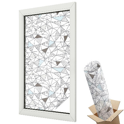 Autocolant geam termopan Forme abstracte