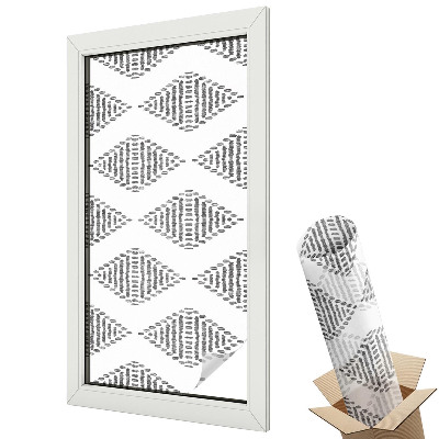 Autocolant geam termopan Diamante geometrice