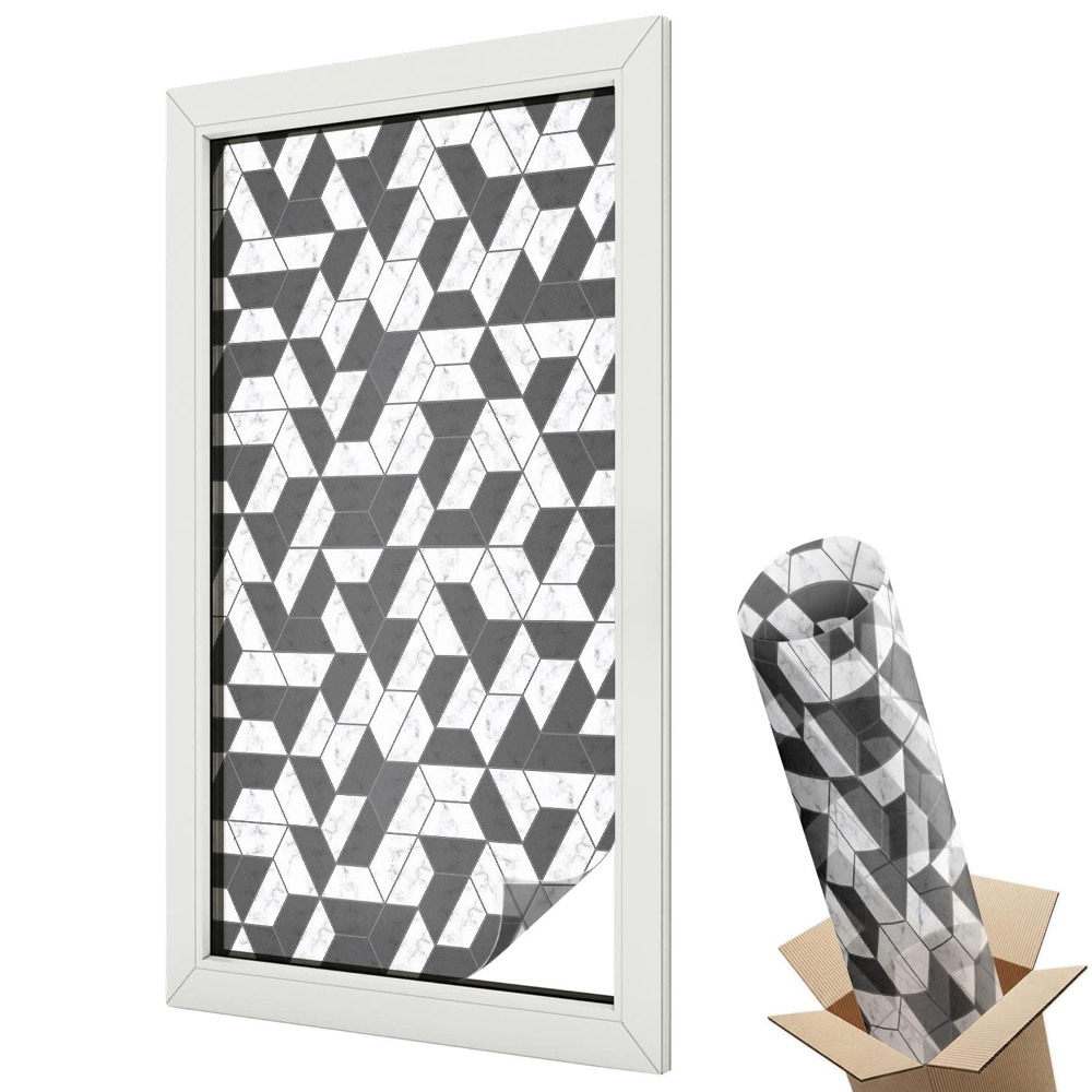 Folie pentru geamuri Iluzii geometrice