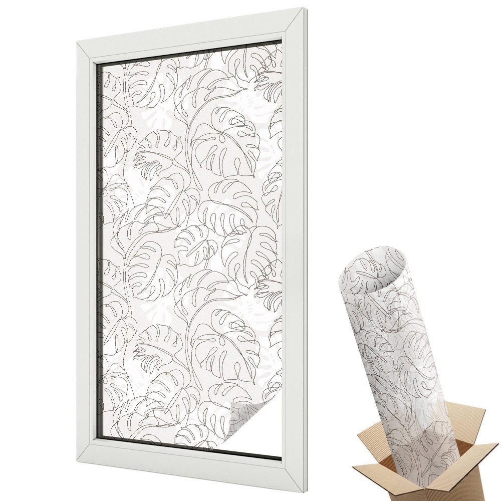 Folie pentru geam Ornament vegetal