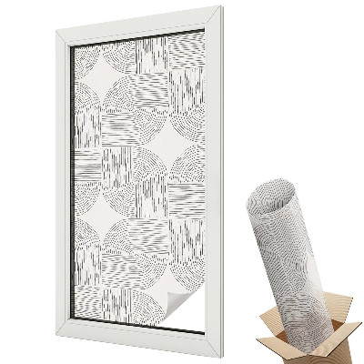 Autocolant geam termopan Simetrie pașnică