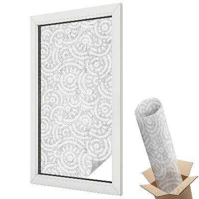 Folie geamuri protecție solară Abstracție geometrică