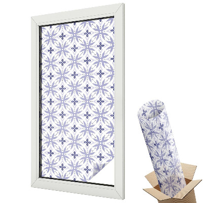 Autocolant geam termopan Modele violet